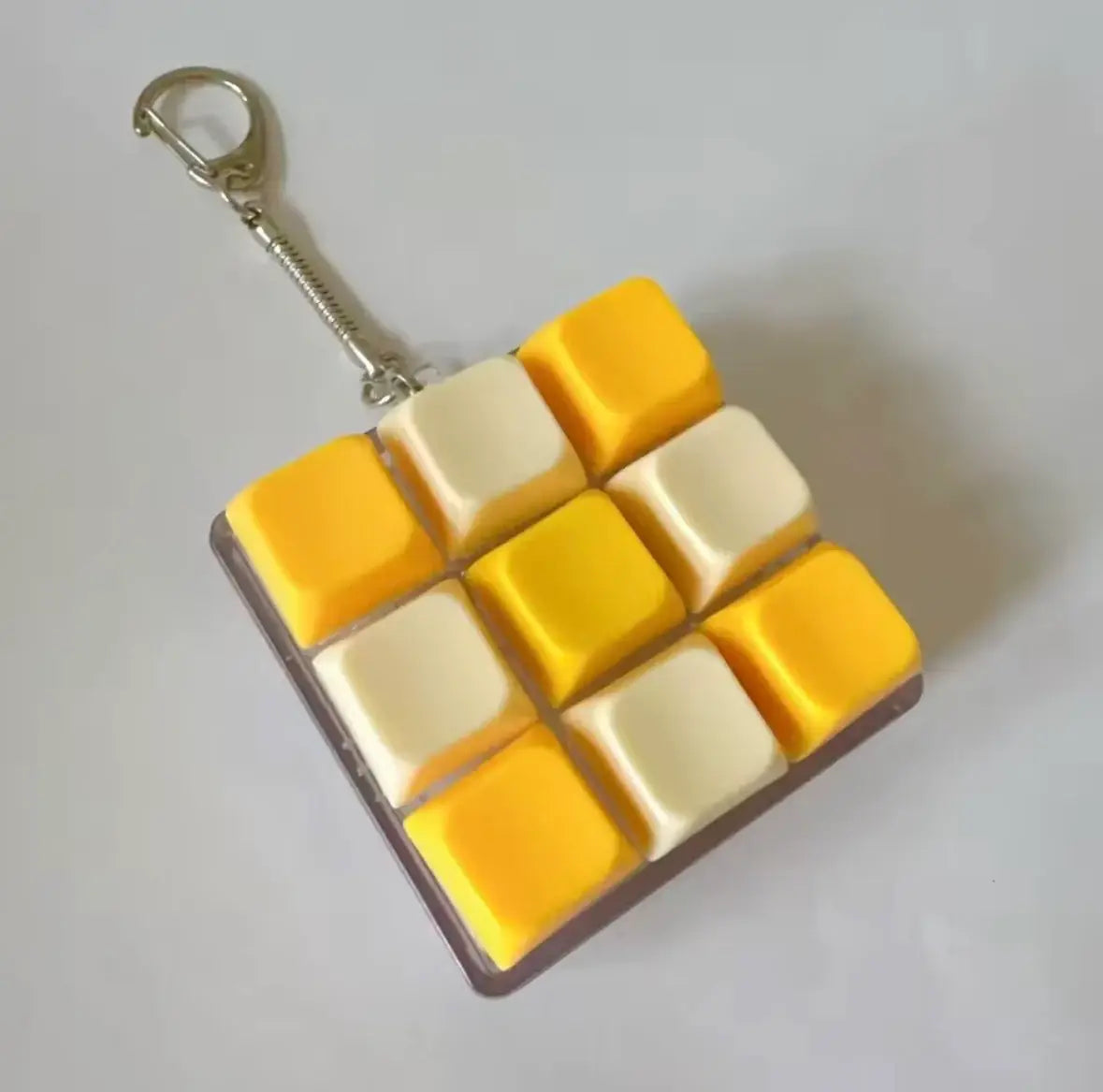 9 Key Clicky Keyboard Fidget - Mango Lemon