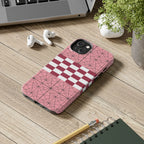 Geometric Kimono Tough Phone Case (Apple & Android) - Pink Sweetheart