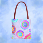 Abstract Painted Circles Tote Bag