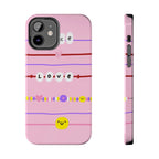 Bestie Bracelets Phone Case (Apple & Android) - Pink Sweetheart