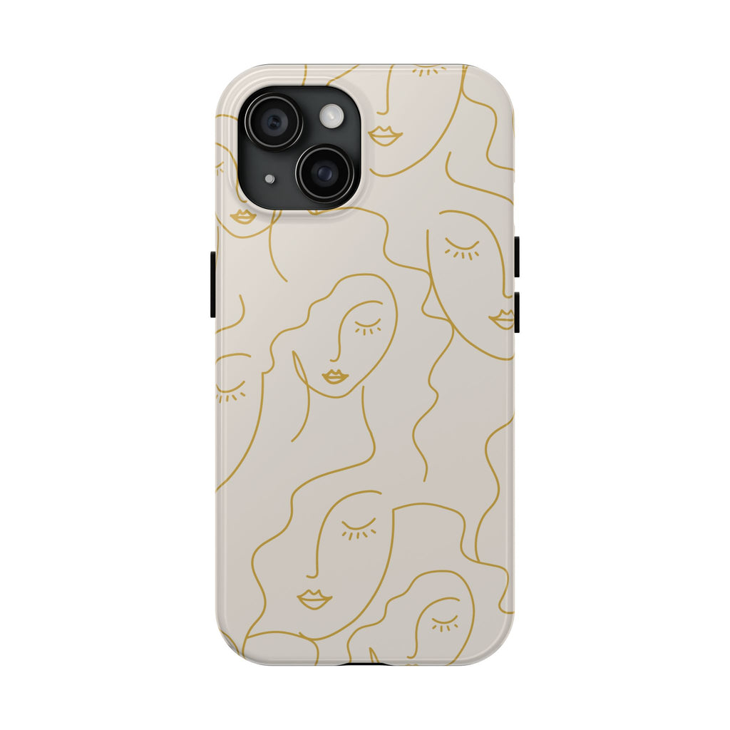 Minimalist Woman Phone Case (Apple & Android)