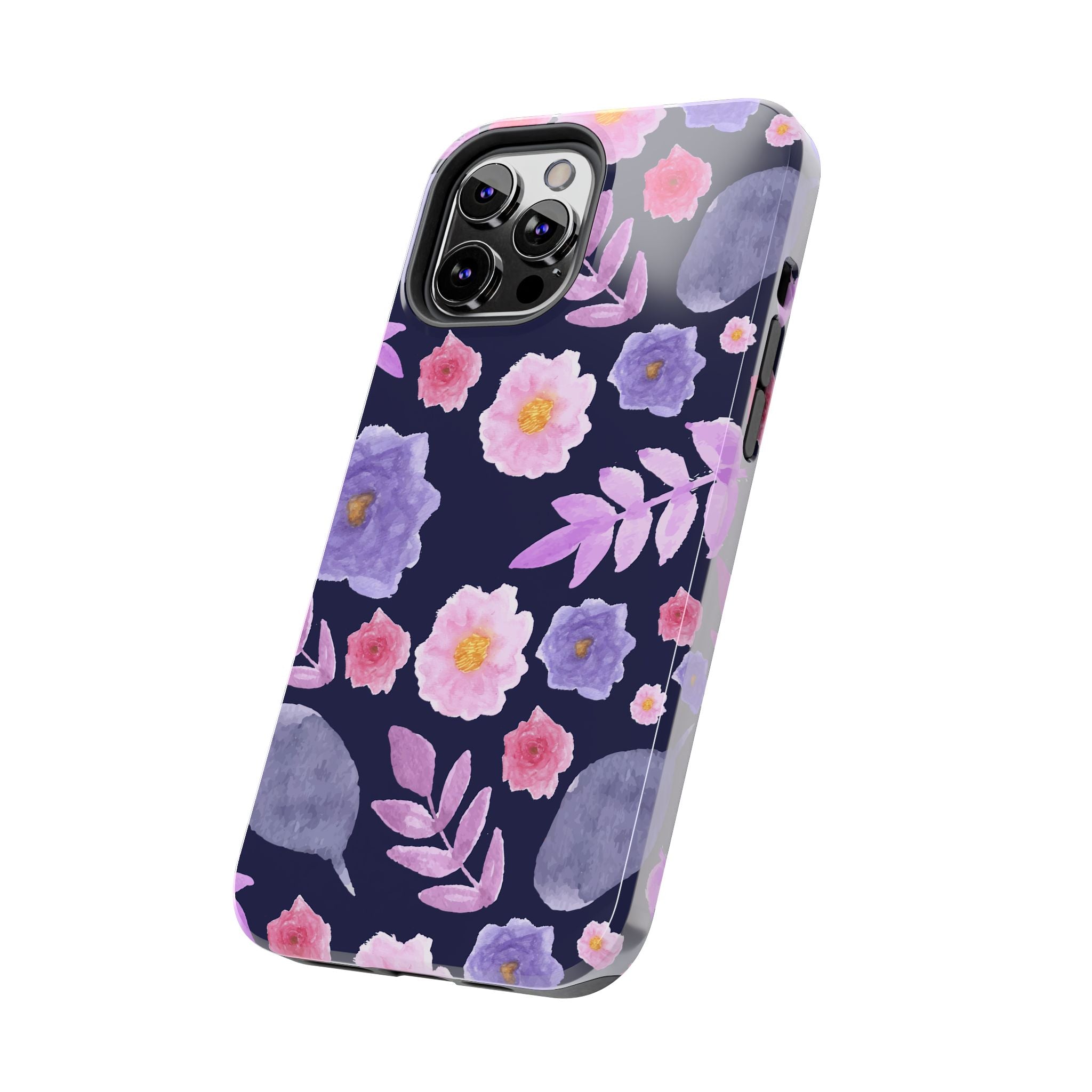Purple Florals Phone Case (Apple & Android)