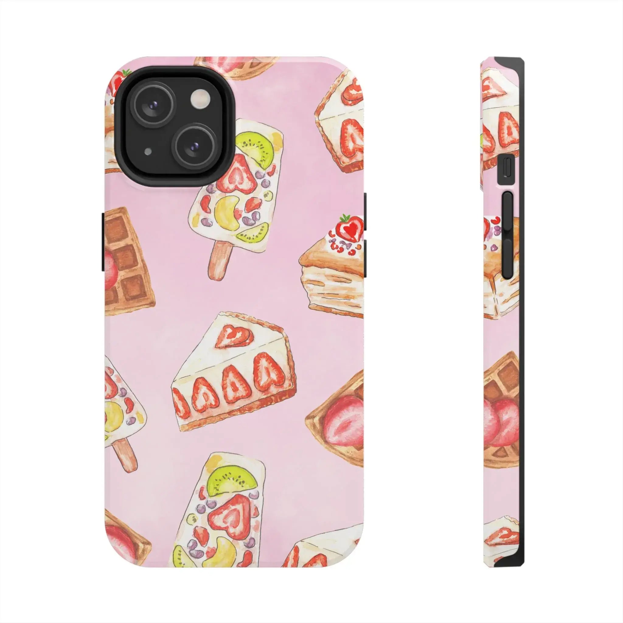 Tasty Pastry Treats Phone Case (Apple & Android) - Pink Sweetheart
