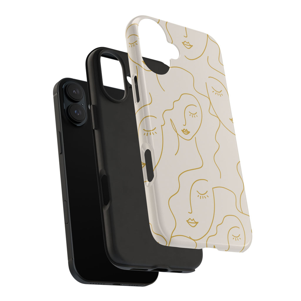 Minimalist Woman Phone Case (Apple & Android)