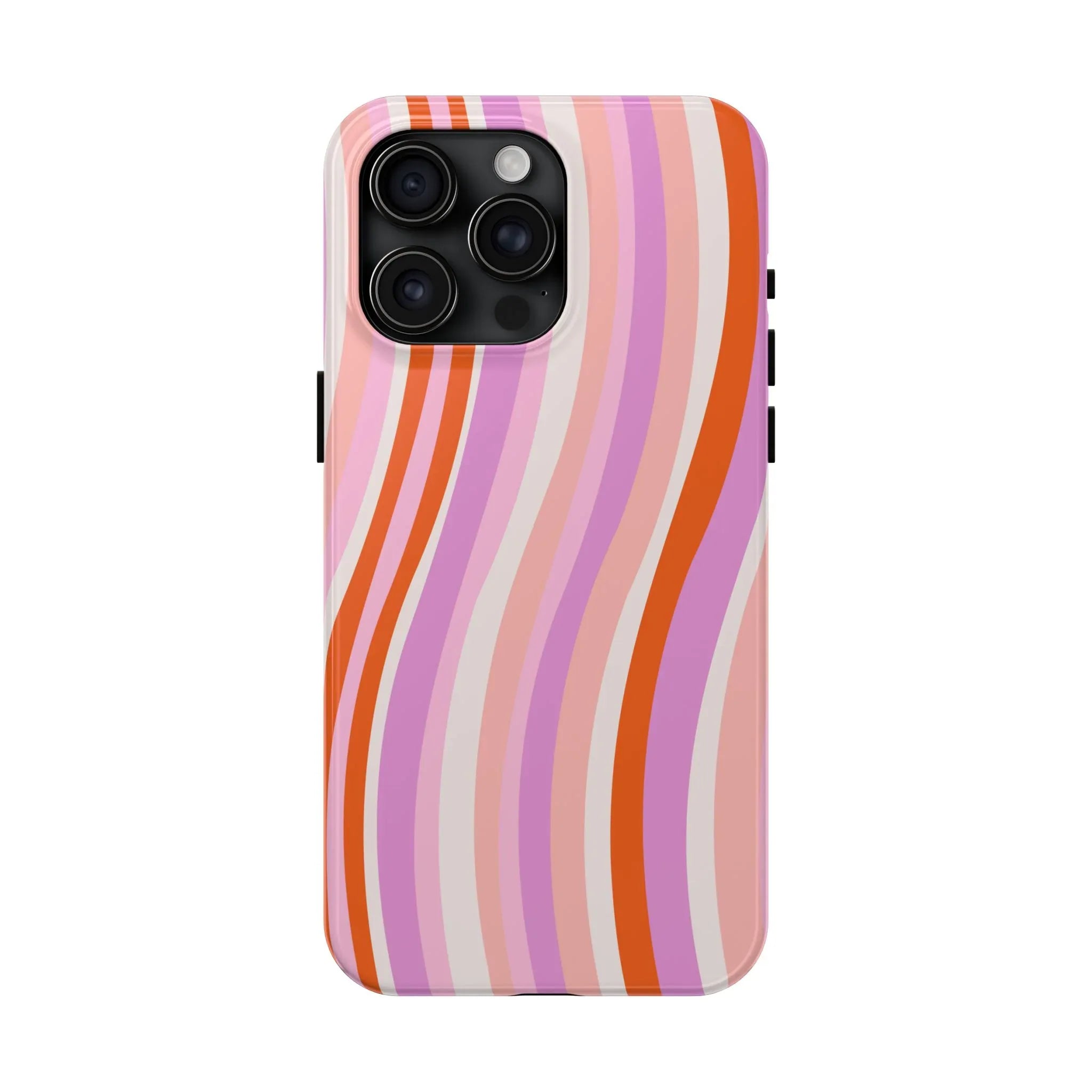 Wave Nostalgia Phone Case (Apple & Android) - Pink Sweetheart
