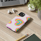 Rainbow Hearts Phone Case (Apple & Android)