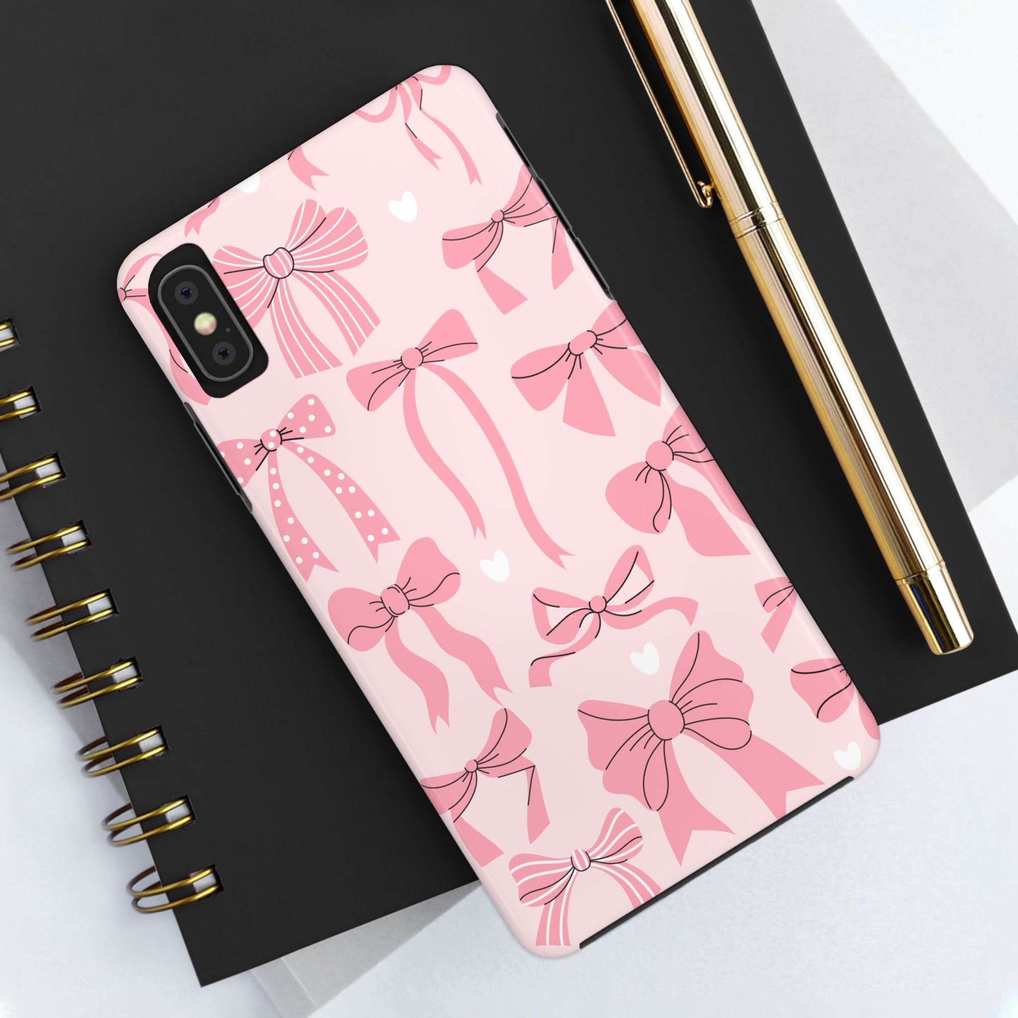 Pink Bow Ribbons Phone Case (Apple & Android)