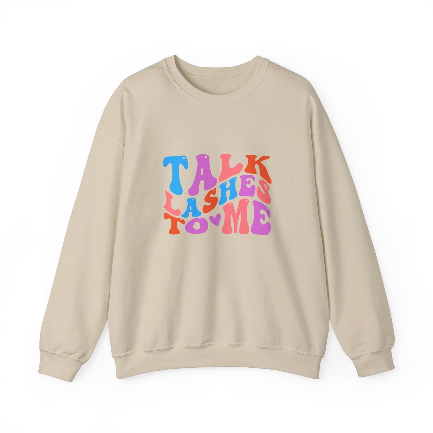 Talk Lashes to Me Unisex Heavy Blend™ Crewneck Sweatshirt