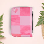 Peachy Pink Squares Book Cover