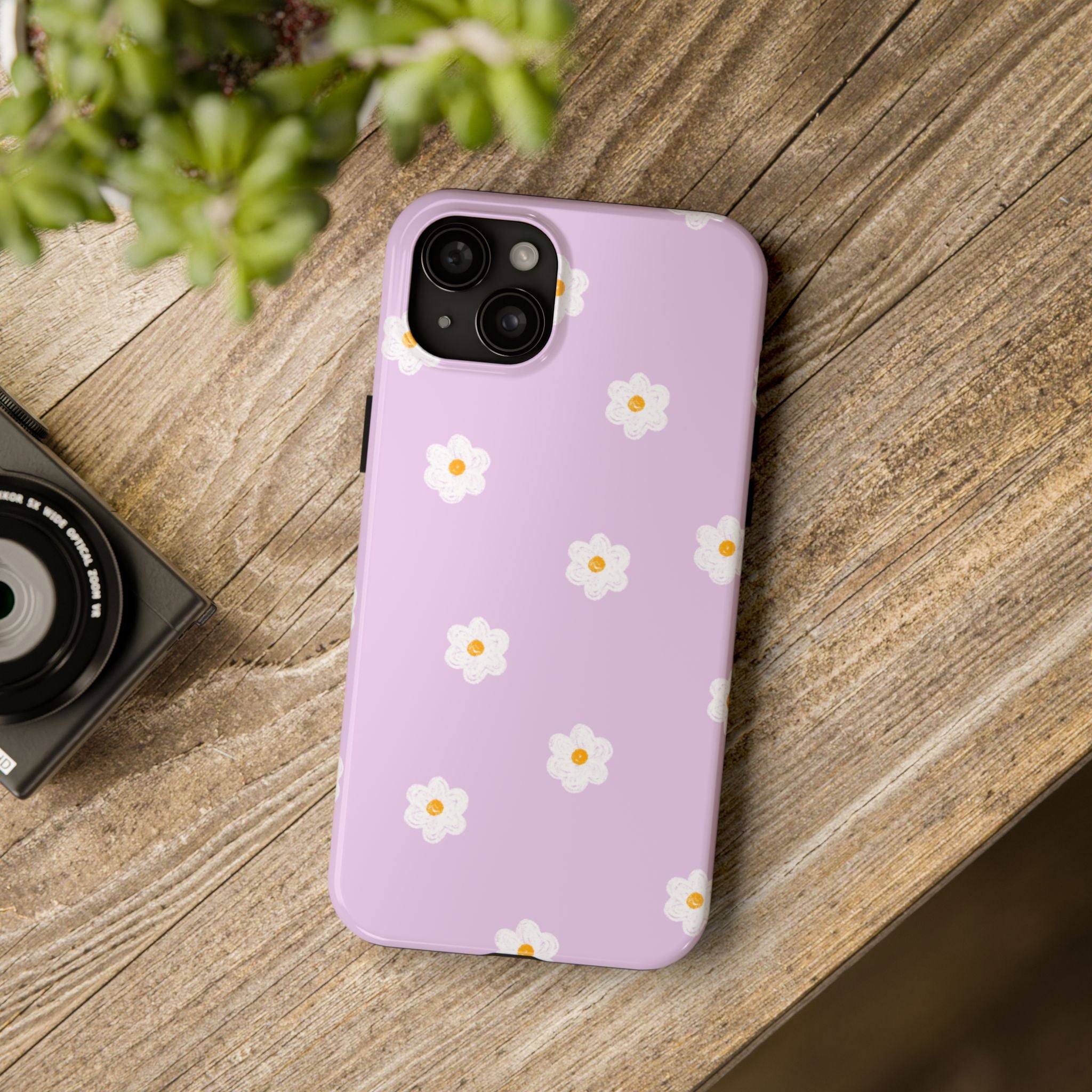 Purple and Mini Flowers Phone Case (Apple & Android)