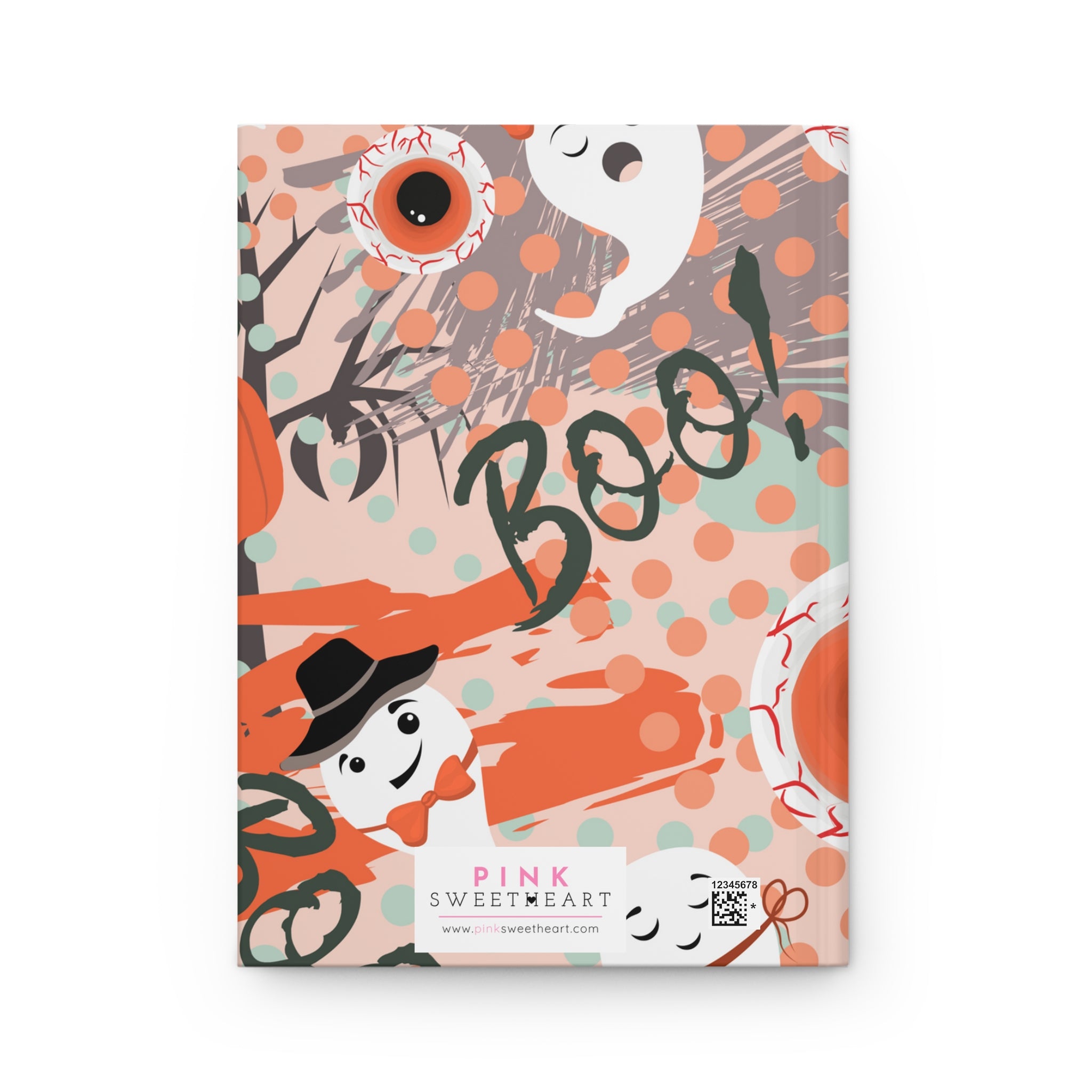 Los ojos vigilantes Cuaderno mate de tapa dura