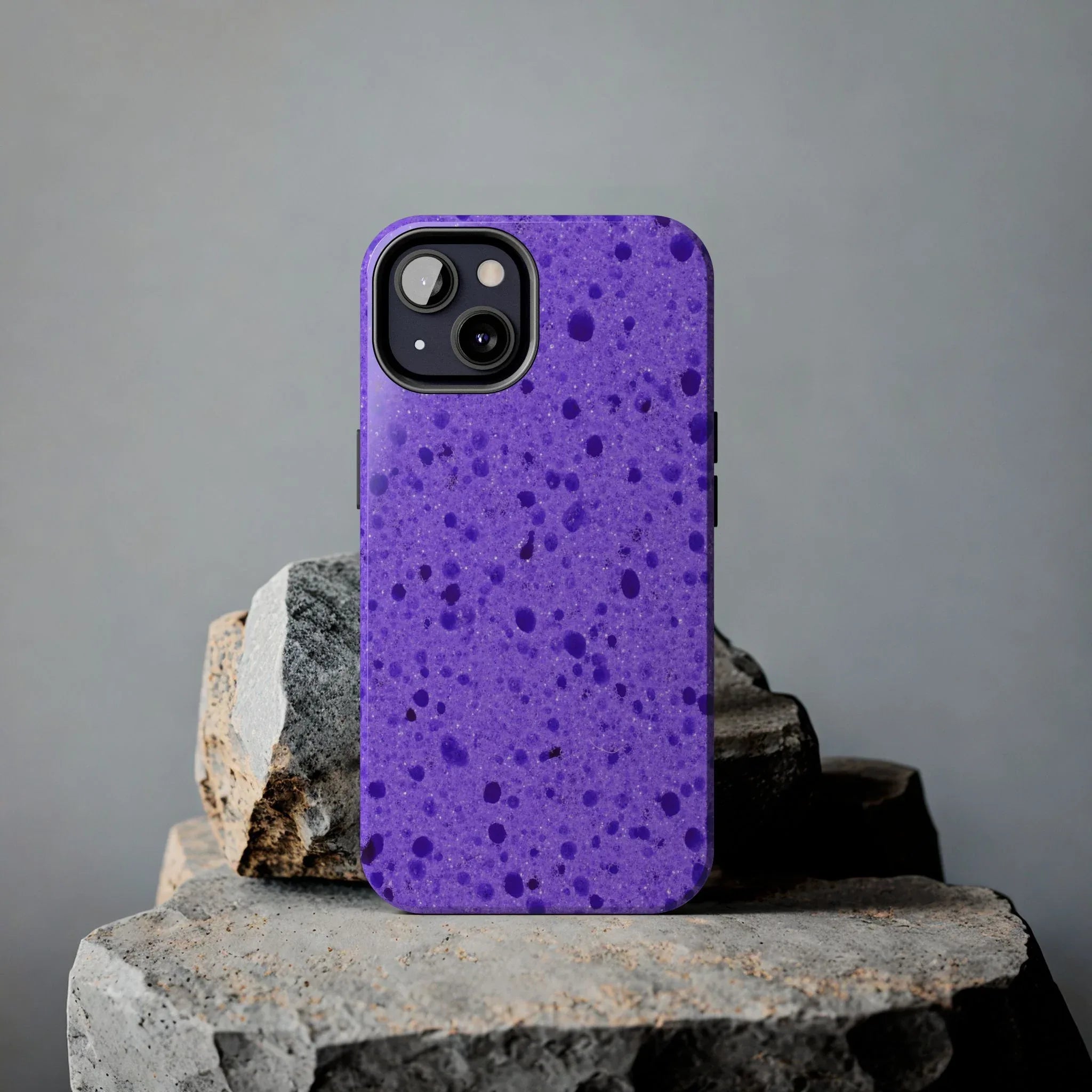Purple Sponge Phone Case (Apple & Android) - Pink Sweetheart