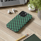 Checkered Kimono Tough Phone Case (Apple & Android) - Pink Sweetheart