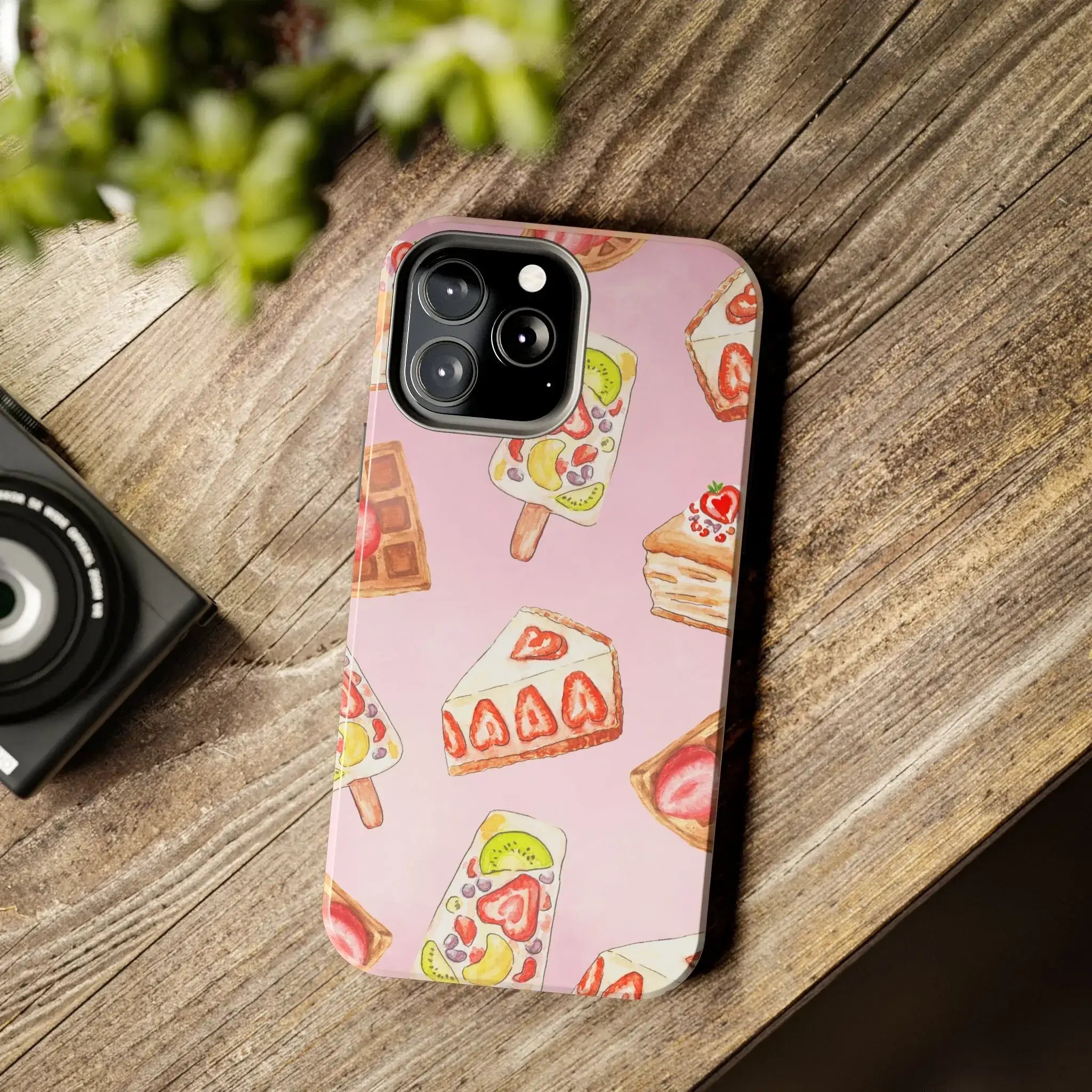Tasty Pastry Treats Phone Case (Apple & Android) - Pink Sweetheart