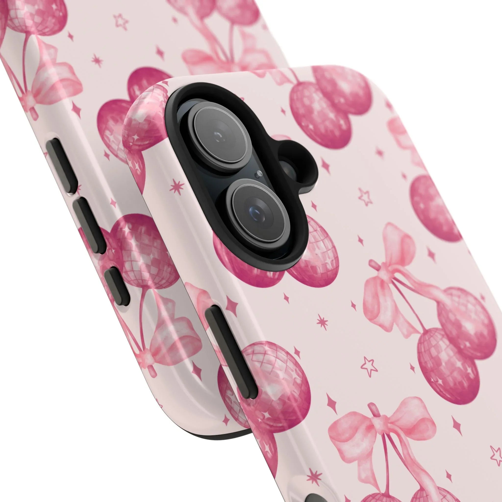 Disco Cherries Phone Case (Apple & Android) - Pink Sweetheart