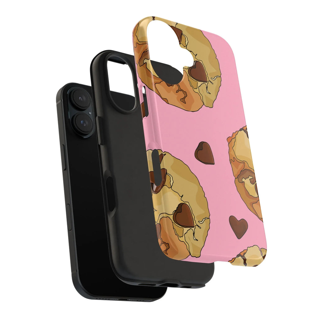 Chocolate Chip Cookies Phone Case (Apple & Android) - Pink Sweetheart