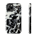 Black & White Shattered Phone Case (Apple & Android) - Pink Sweetheart