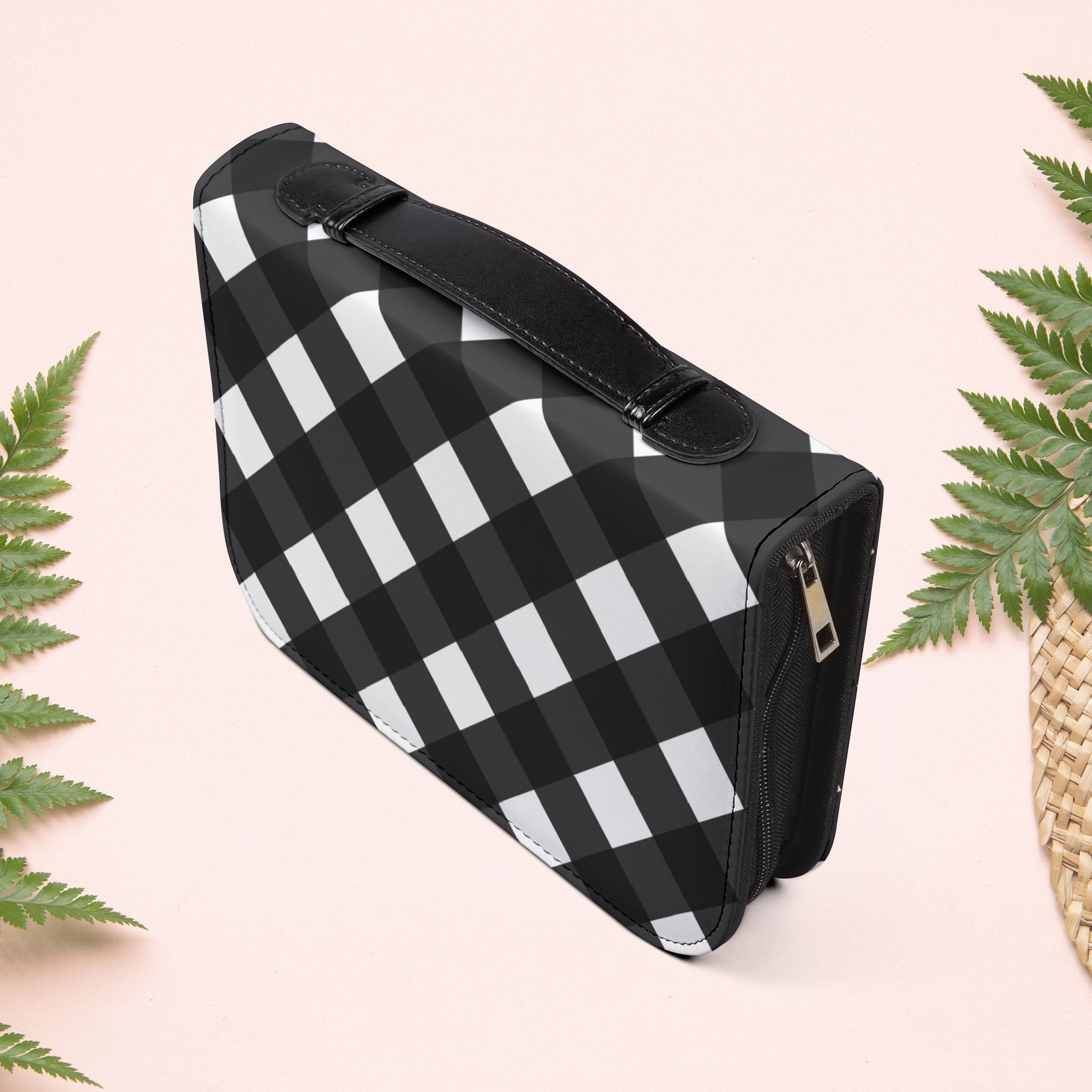 Black Gingham Book Cover
