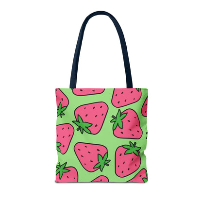 Cartoon Strawberries Tote Bag