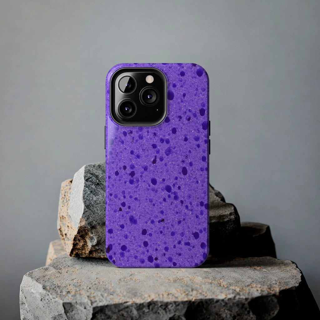 Purple Sponge Phone Case (Apple & Android) - Pink Sweetheart