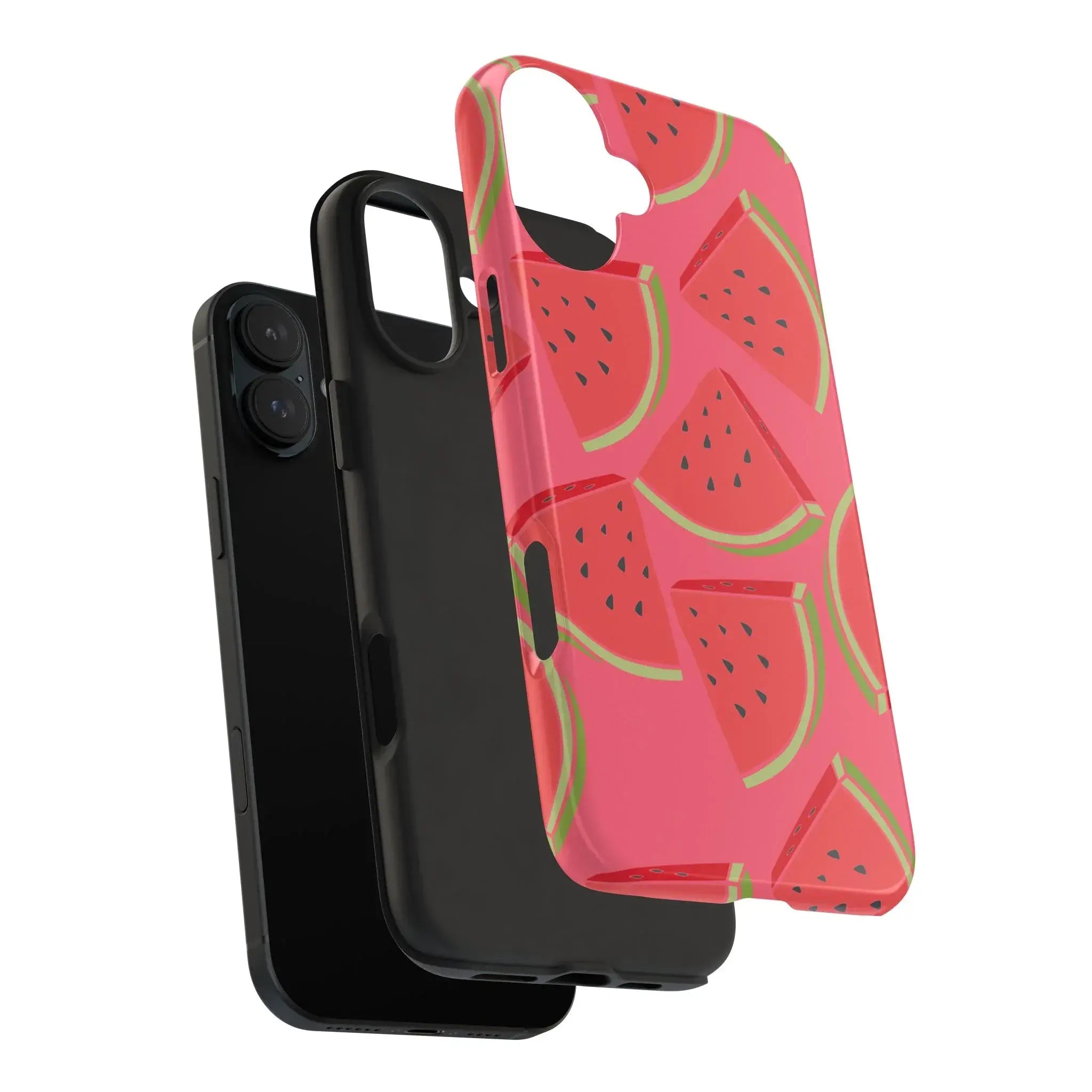 Watermelon Slices Phone Case (Apple & Android) - Pink Sweetheart