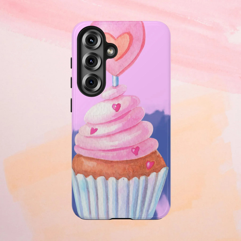 Cutie Cupcake Phone Case (Apple & Android) - Pink Sweetheart