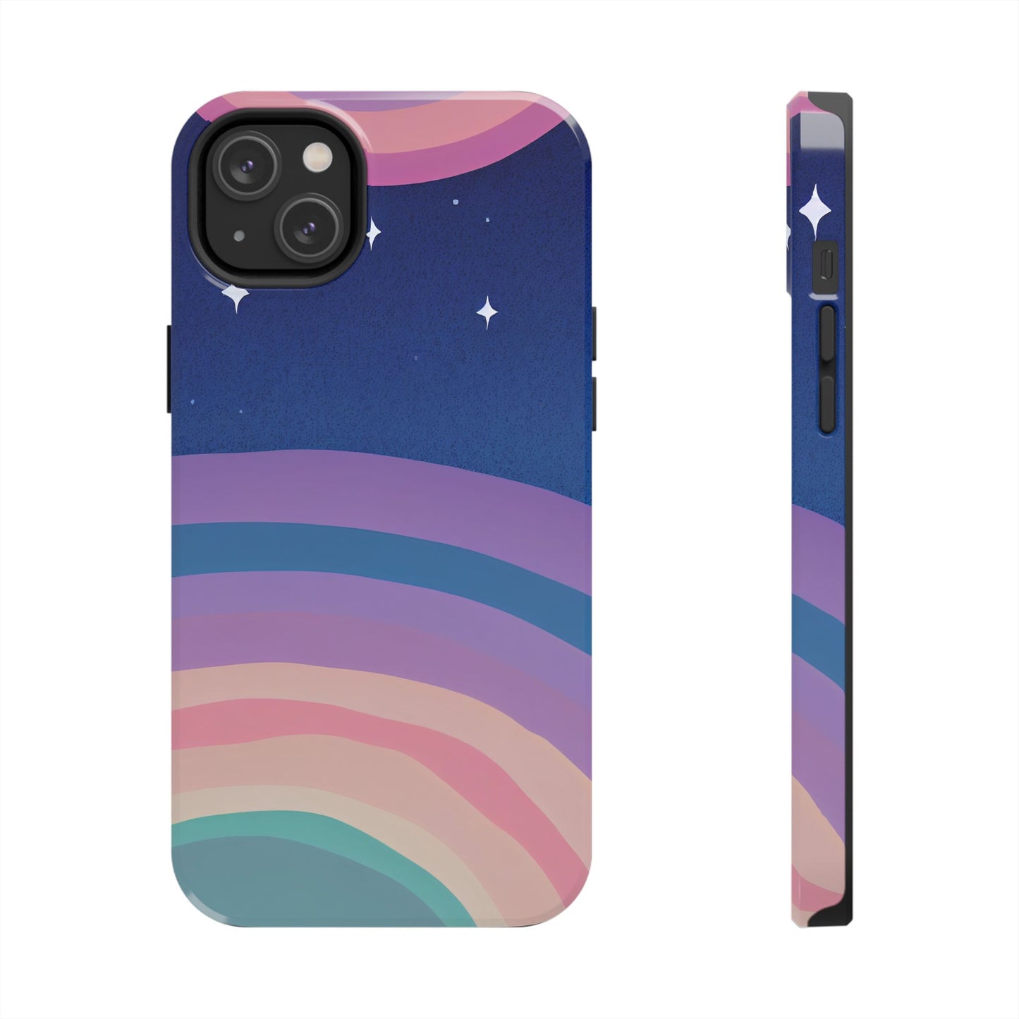 Midnight Rainbows Phone Case