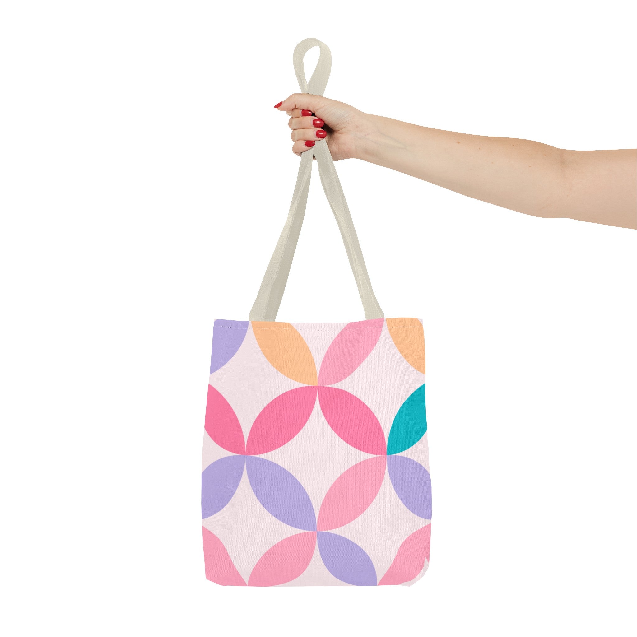 Pastel Geometric Tote Bag