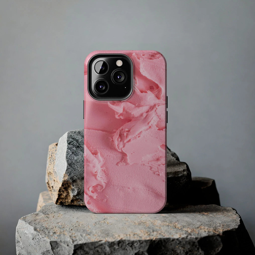 Yummy Pink Frosting Phone Case (Apple & Android) - Pink Sweetheart