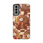 Retro Brown Bear Phone Case (Apple & Android)