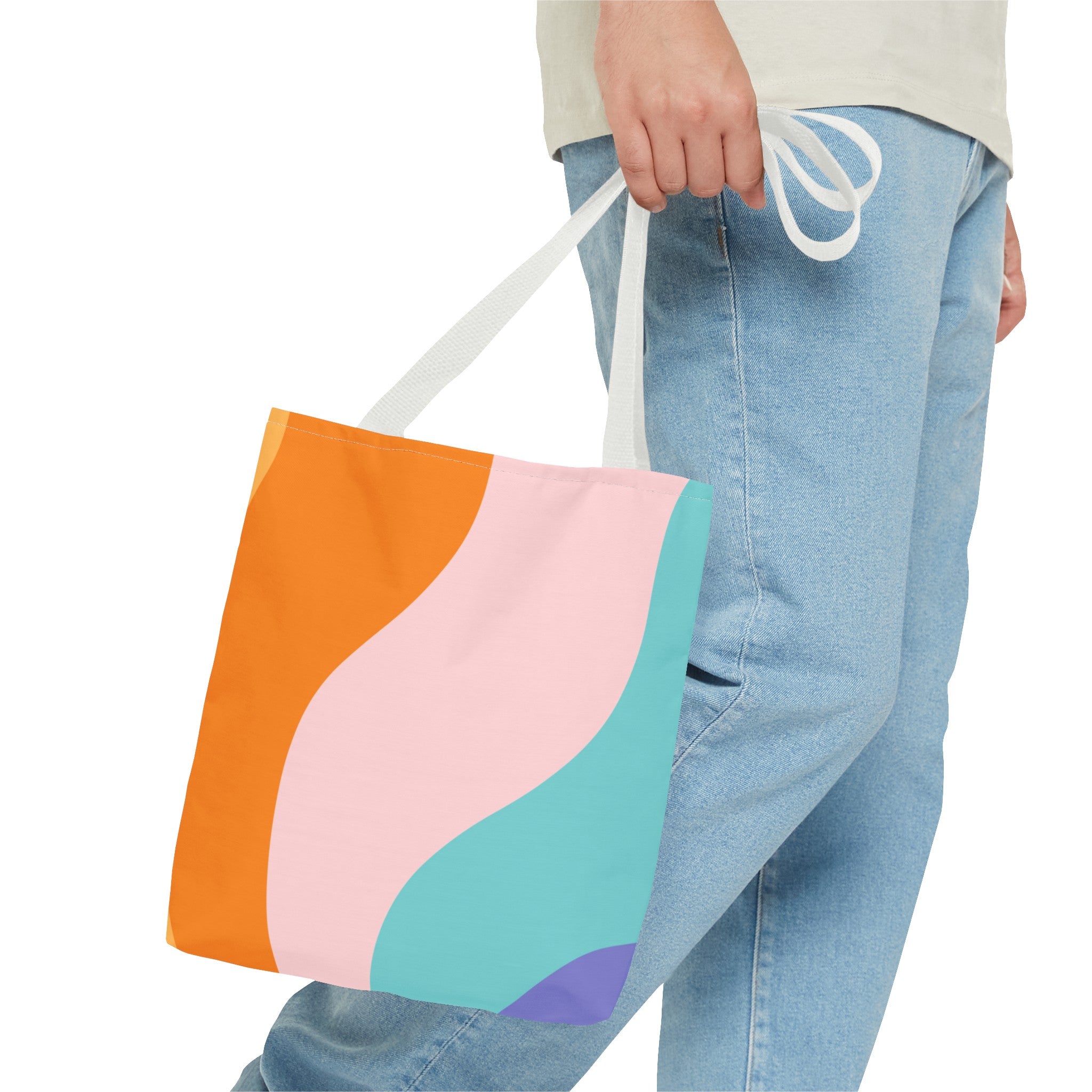 Groovy Psychedelic Splash Tote Bag