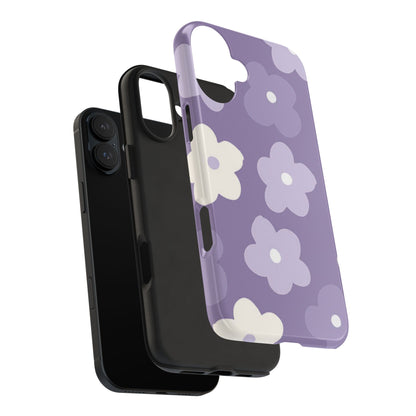 Pastel Purple Flowers Phone Case