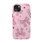 Pretty Pink Bows Phone Case (Apple & Android) - Pink Sweetheart