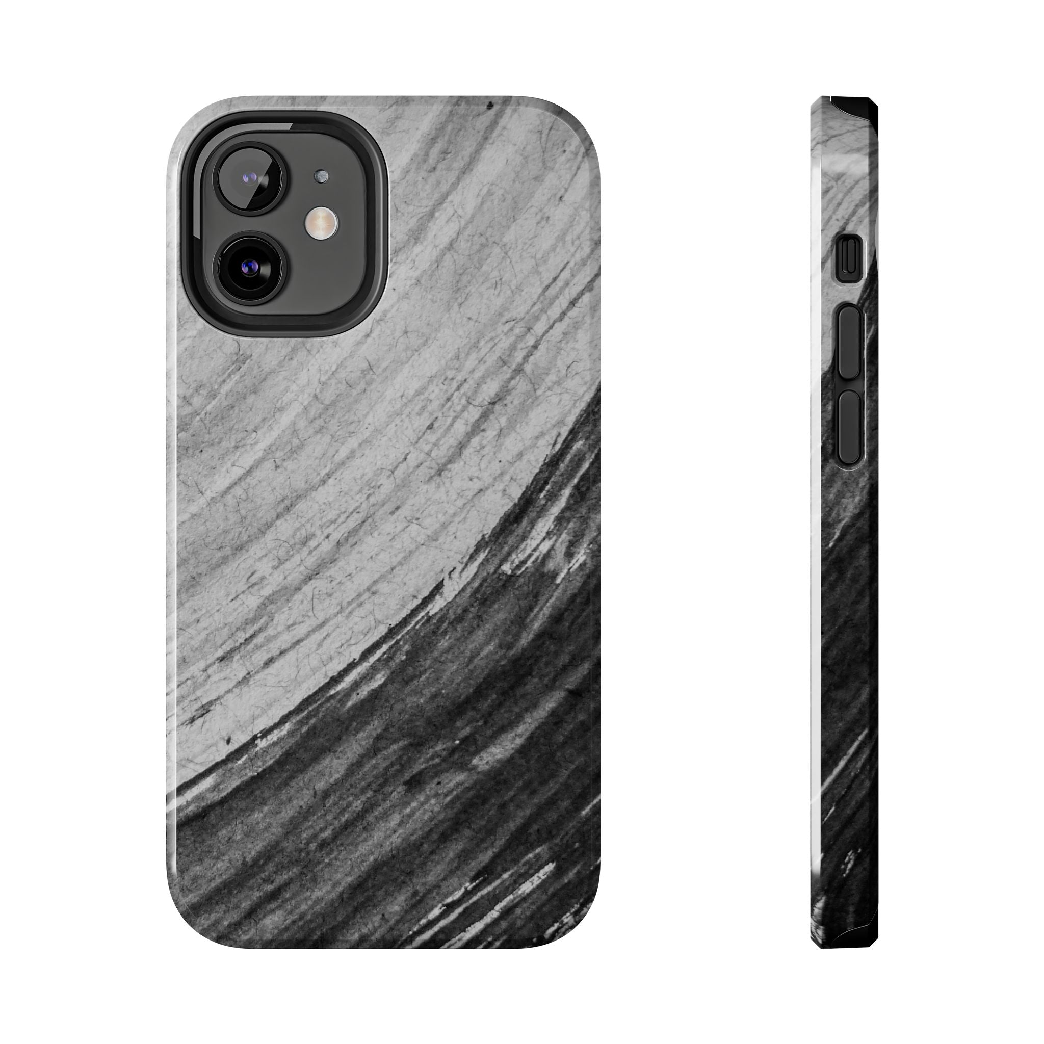 Black & Gray Phone Case (Apple & Android)