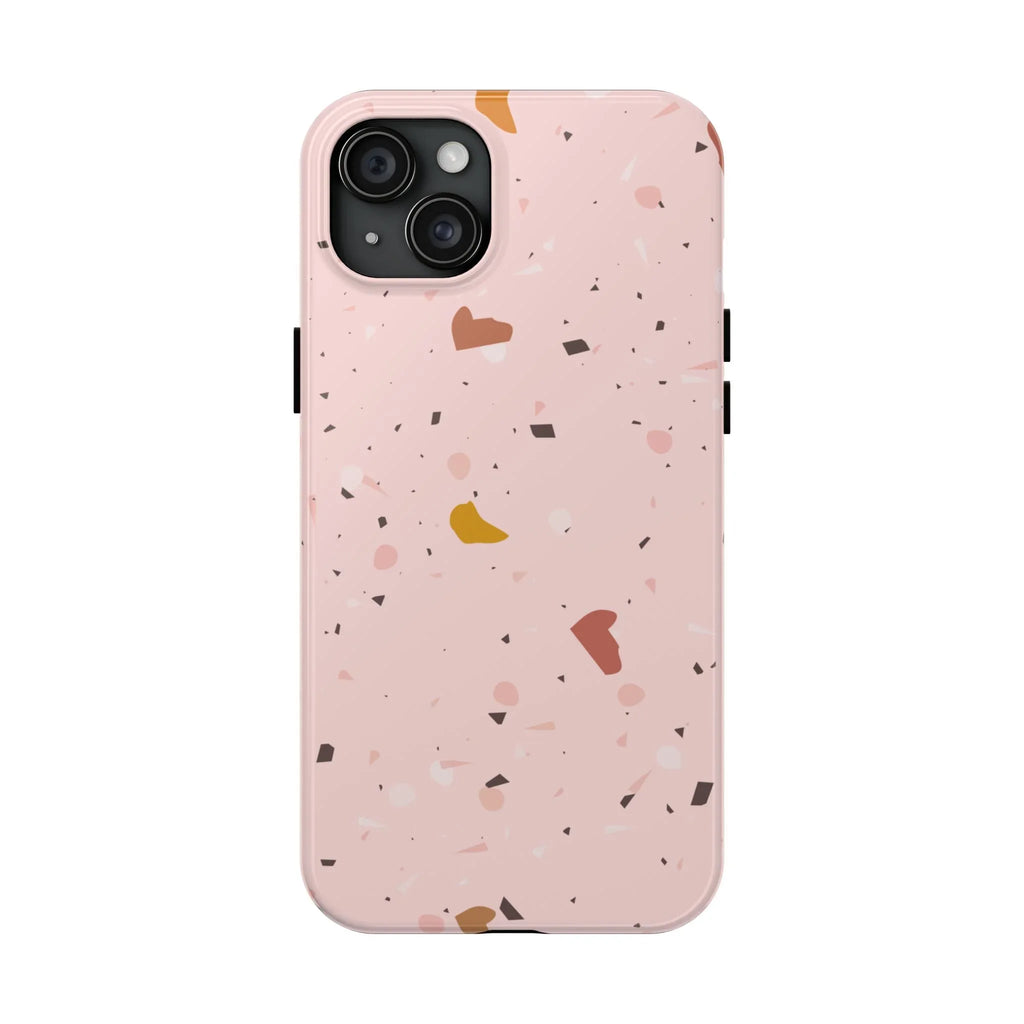 Pink Terrazzo Phone Case (Apple & Android) - Pink Sweetheart
