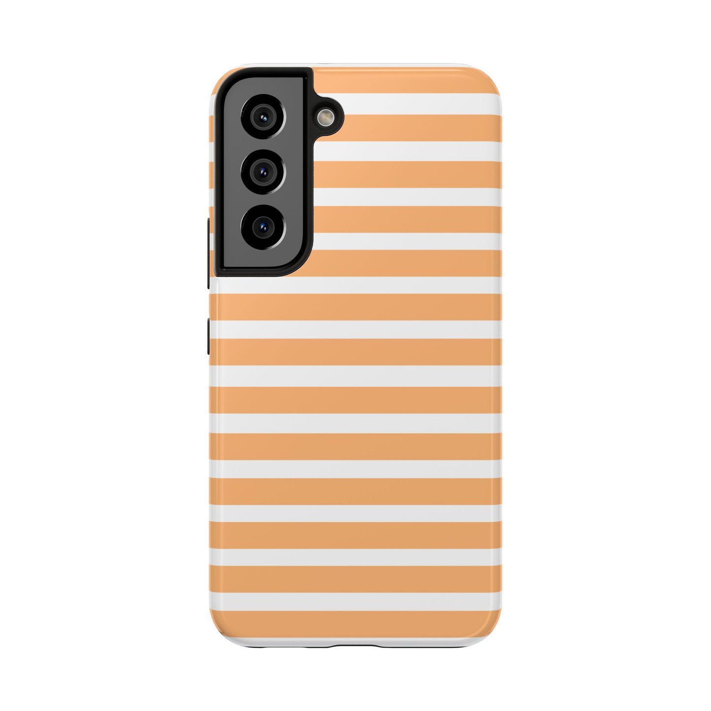 Orange Stripe Lines Phone Case