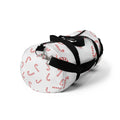 Peppermint Candy Canes Duffel Bag - Pink Sweetheart