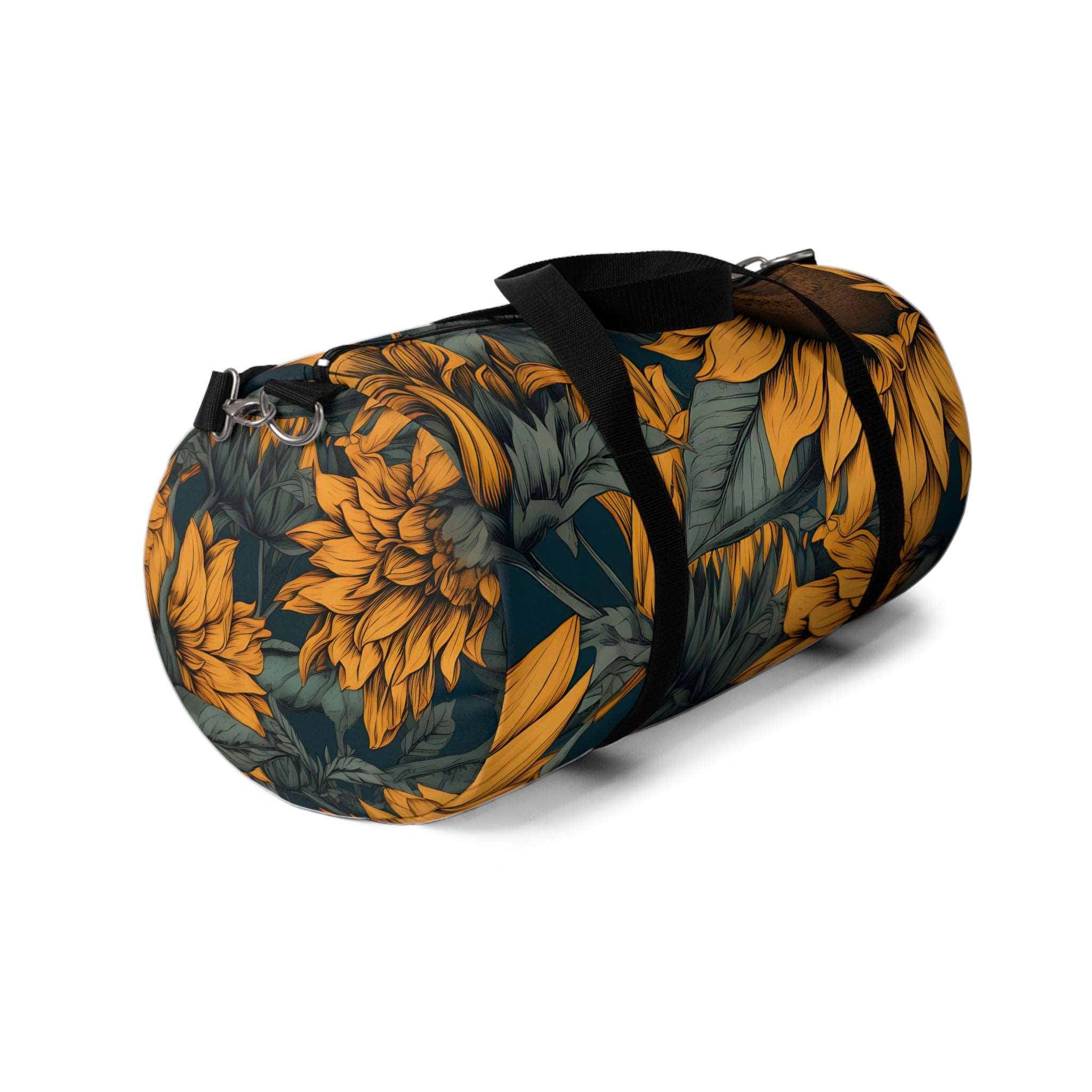 Midnight Sunflowers Duffel Bag