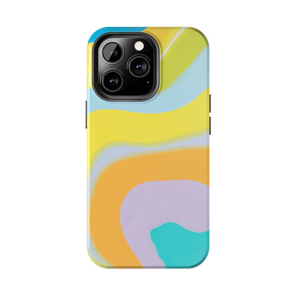 Colorful Pastel Marble Pattern Phone Case