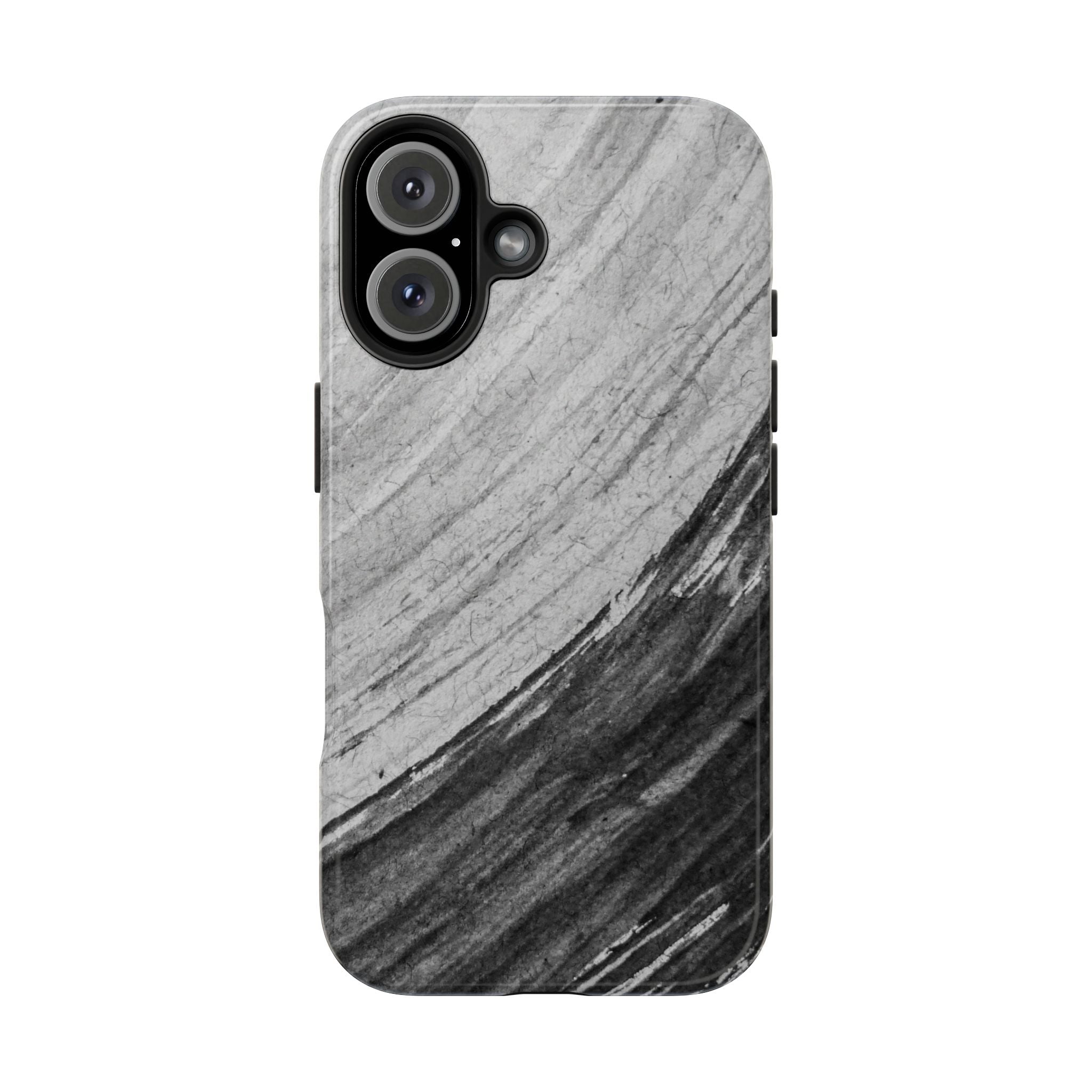 Black & Gray Phone Case (Apple & Android)