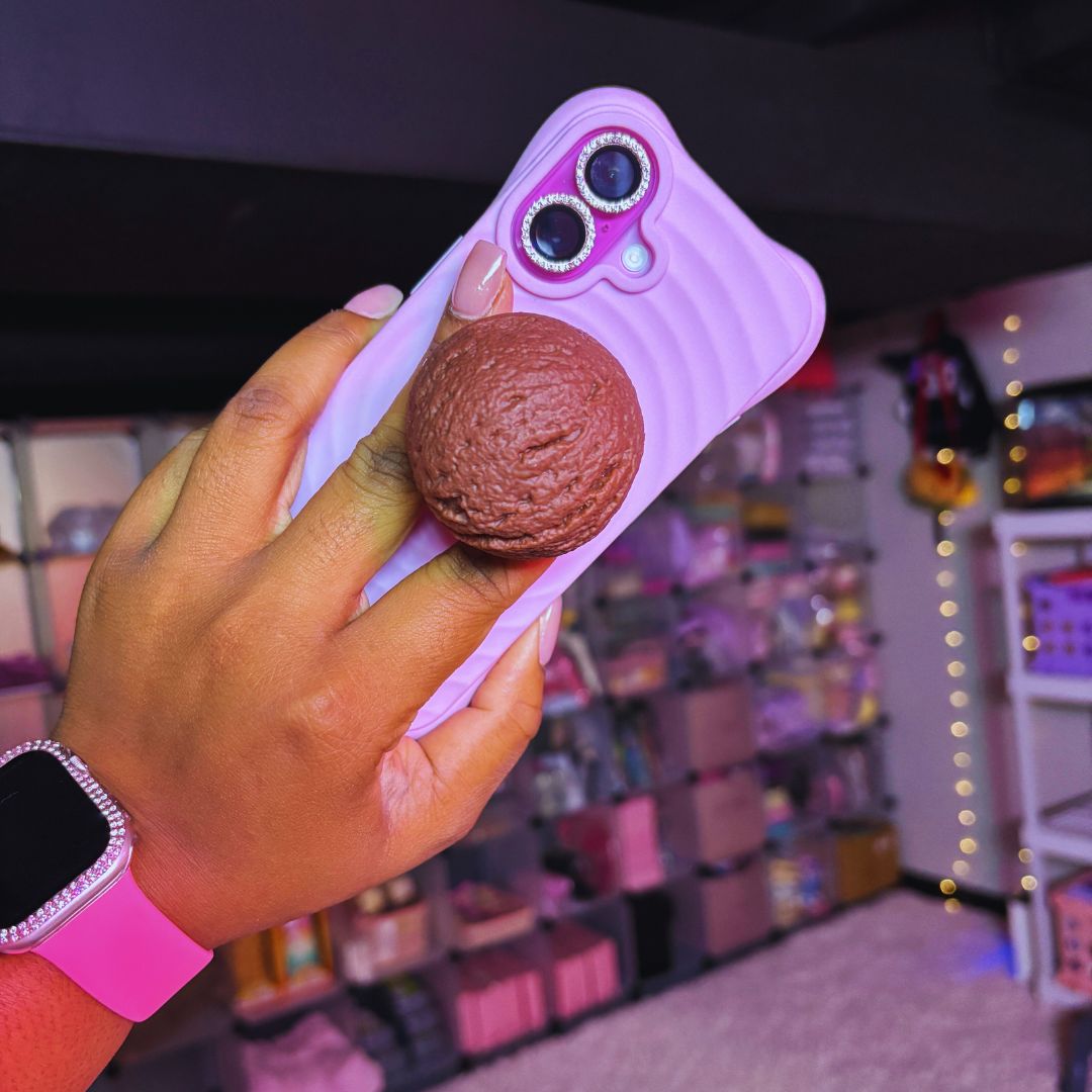 Ice Cream Scoop 3D Phone Grip