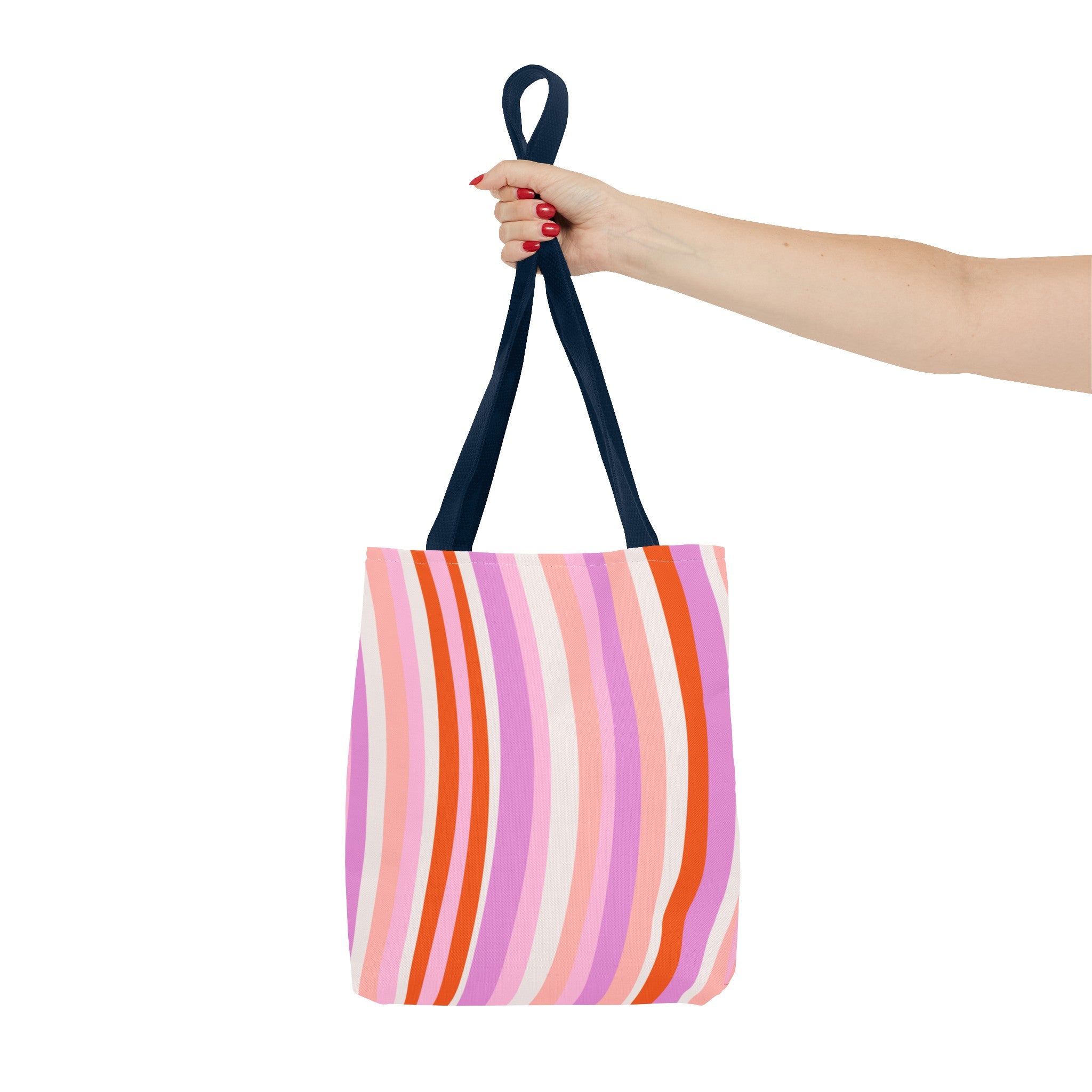 Retro Groovy Waves Tote Bag
