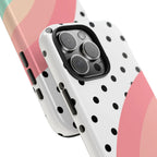 Polka Dot Rainbow Phone Case (Apple & Android) - Pink Sweetheart
