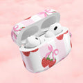 Coquette Cherries AirPod Case - Pink Sweetheart