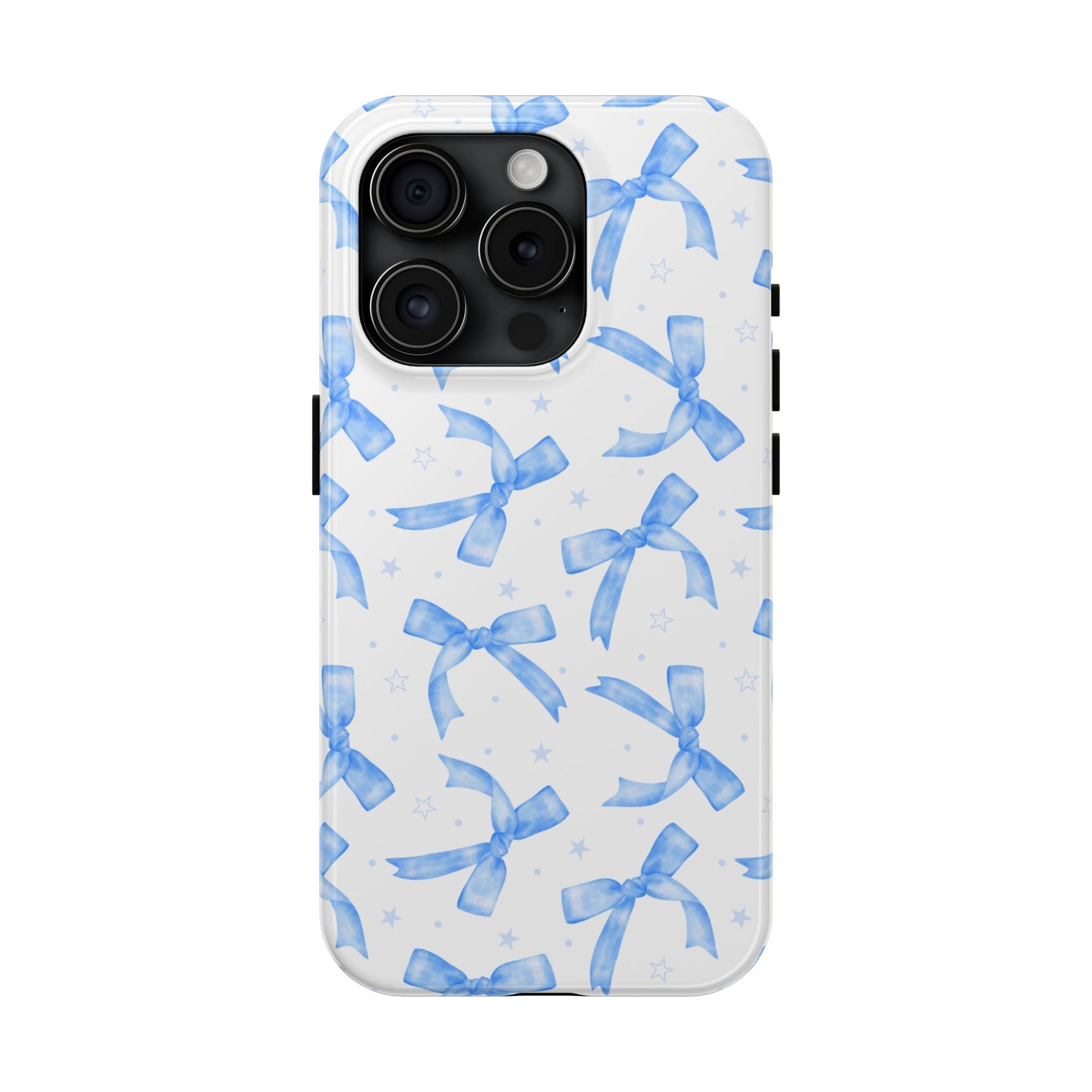 Lacey Baby Blue Ribbons Phone Case (Apple & Android)
