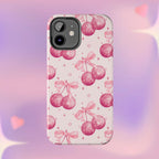 Disco Cherries Phone Case (Apple & Android) - Pink Sweetheart