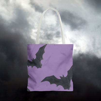 Black Bats at Midnight Tote Bag