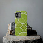 Green Citrus Lime Phone Case (Apple & Android) - Pink Sweetheart