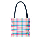 Colorful Rainbow Lines Tote Bag