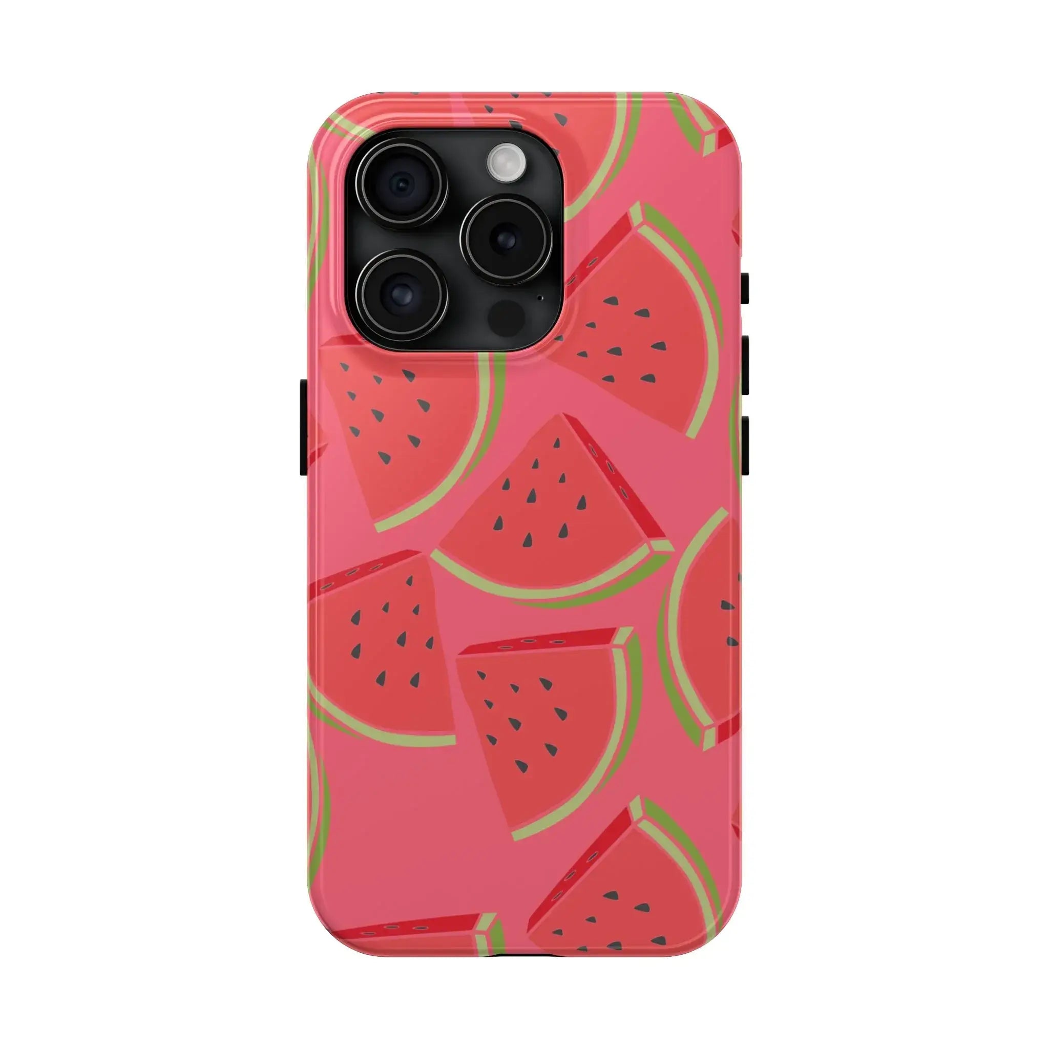 Watermelon Slices Phone Case (Apple & Android) - Pink Sweetheart